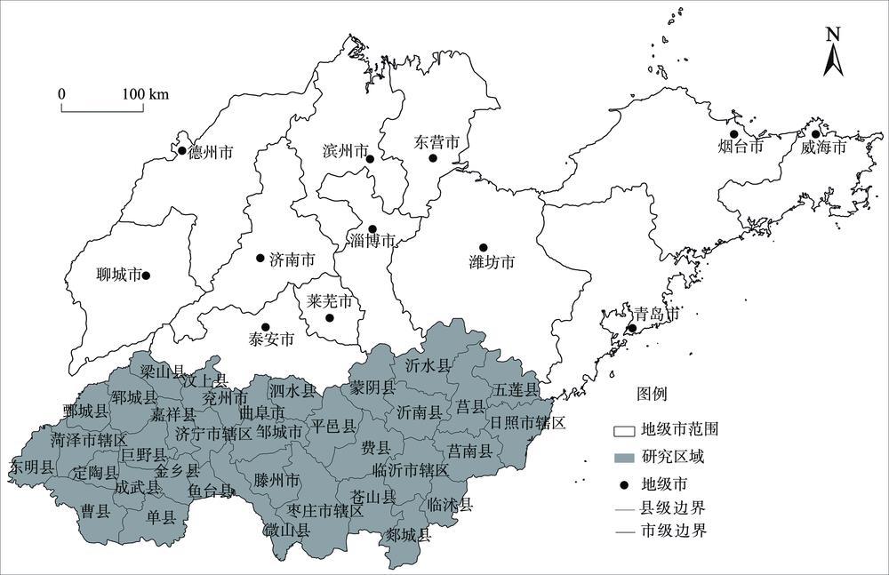 The map of the Lunan Economic Belt
