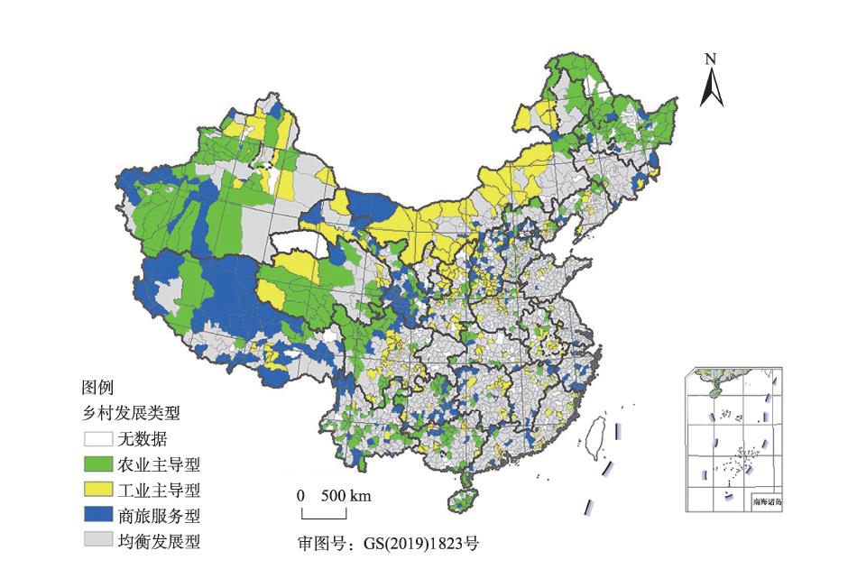 2015年全国县域乡村发展类型分布示意图Figure 2